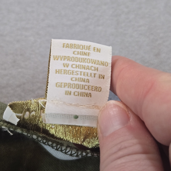 House of Harlow 1960 Olive Green Midi Skirt Size M Minimalist Chic - Picture 6 of 7